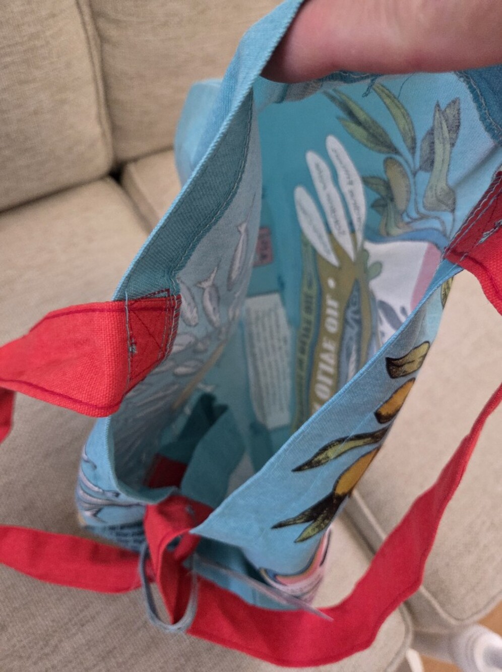 Trader Joe’s Canvas Tote Bag - SARDINES - Picture 8 of 10